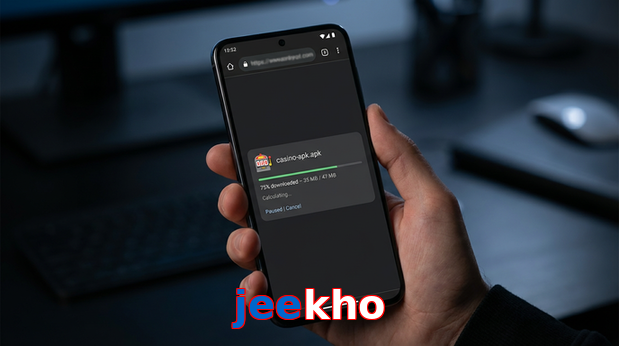 Main screen of Jeekho apk page for PK players